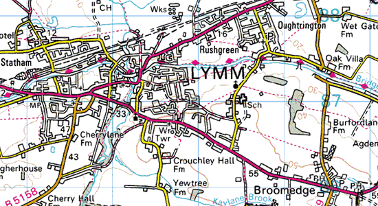 Central Lymm (click to zoom)