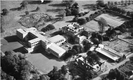 Aerial Photograph of Lymm Grammar School 1950